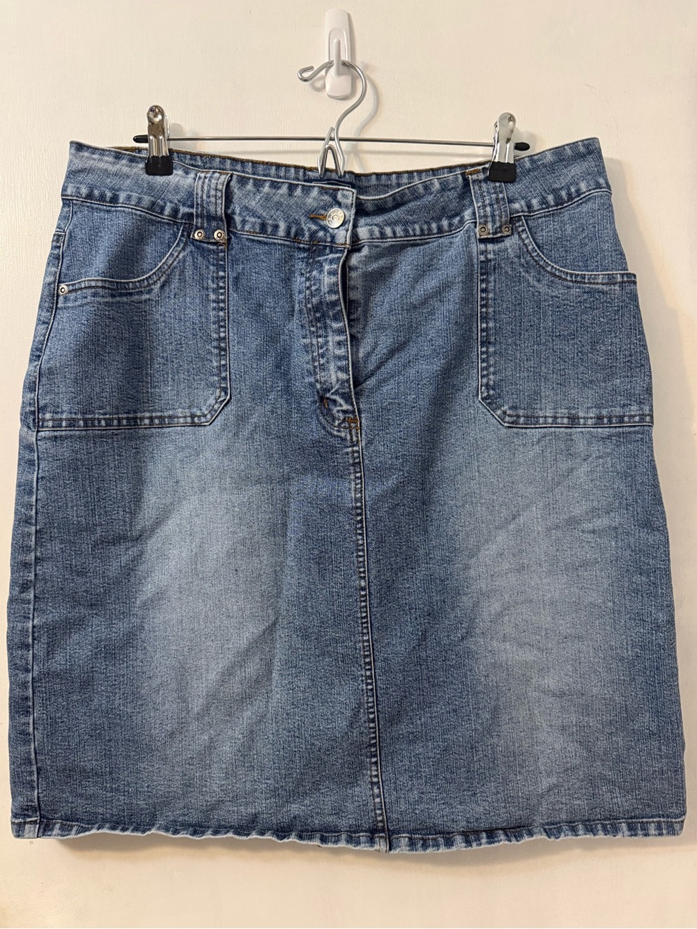 B.U.M. Equipment Women's Classic Blue Denim Skirt